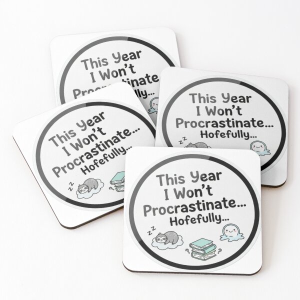 Item preview, New year 2026  cute aesthetic quote of procrastination  designed and sold by Fandom Universe.