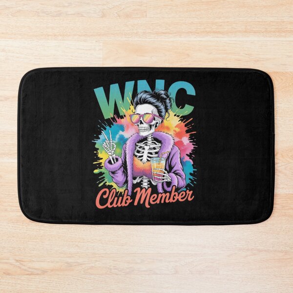 Item preview, Floral WDNC We Do Not Care Club Skeleton Girl  designed and sold by IhanVaanMaArt.