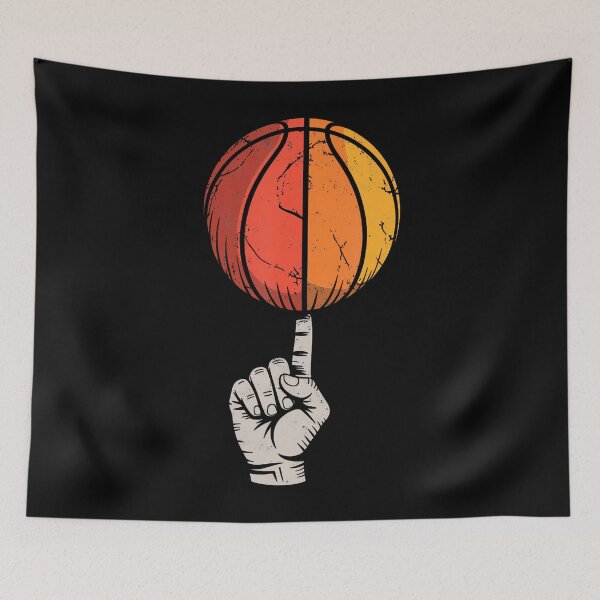 Item preview, Funny Basketball Player Ball Spinning On Finger Fan Hoops designed and sold by GeorgeneCharlo.