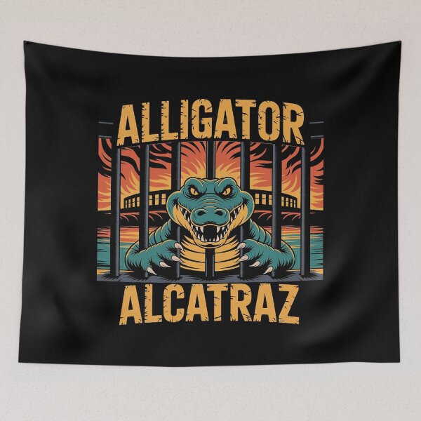 Item preview, Funny Alligator Alcatraz, Florida Everglades Prison 6  designed and sold by MyzoToyota.