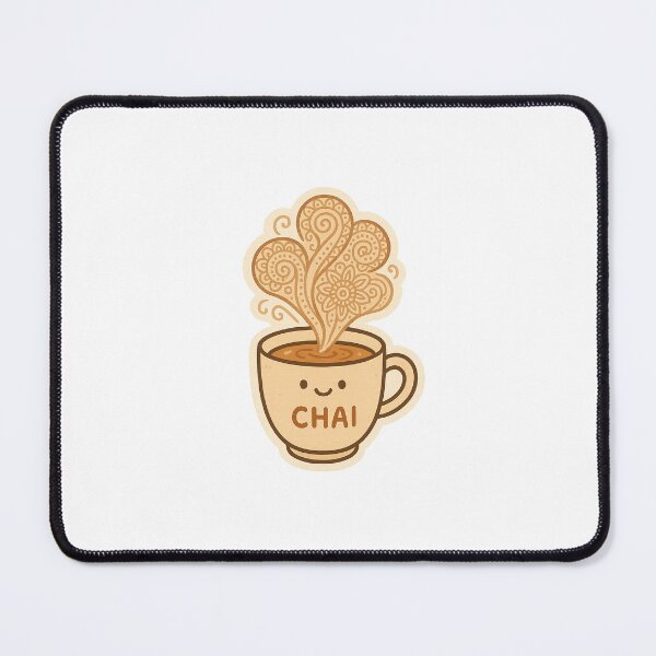Item preview, Cute Chai Cup with Mandala Steam Sticker designed and sold by MonkHub.