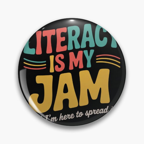 Item preview, Literacy Is My Jam And I'm Here To Spread Literacy Teacher 5  designed and sold by NailMolisa.