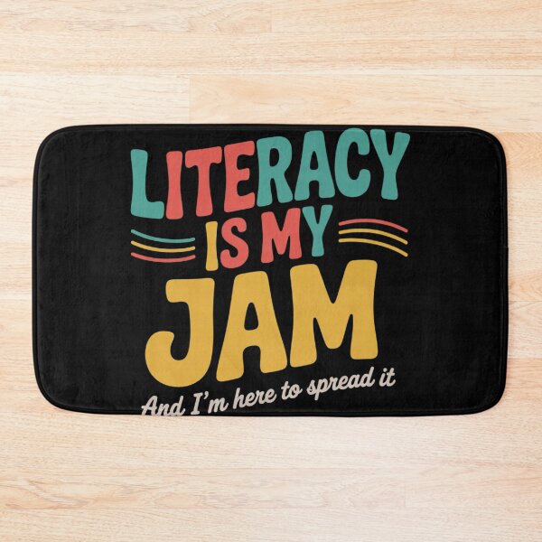 Item preview, Literacy Is My Jam And I'm Here To Spread Literacy Teacher 5  designed and sold by NailMolisa.