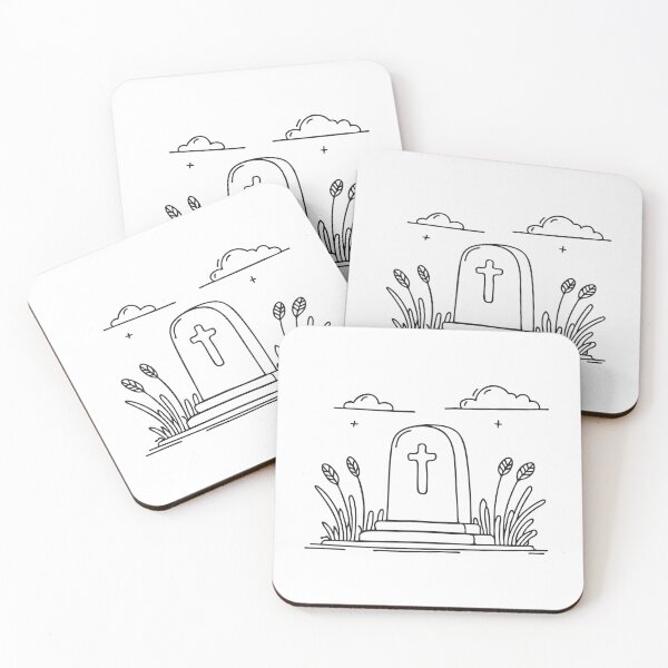 Item preview, A tomb standing near wild grass under an open sky designed and sold by rasagamastore.