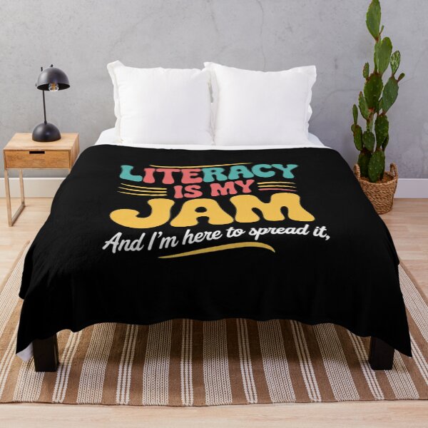 Item preview, Literacy Is My Jam And I'm Here To Spread Literacy Teacher designed and sold by NailMolisa.