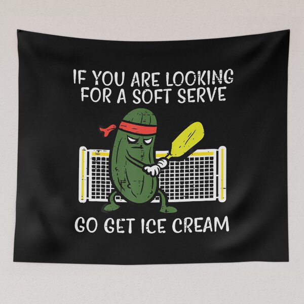 Item preview, Pickleball Looking For Soft Serve Ice Cream designed and sold by GeorgeneCharlo.