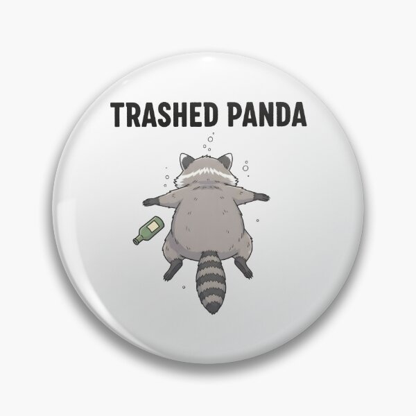 Item preview, Trashed Panda Funny Animal Party Animal Drinking Panda designed and sold by AurelieGerhold.