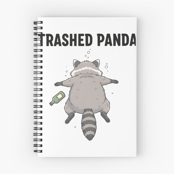 Item preview, Trashed Panda Funny Animal Party Animal Drinking Panda designed and sold by AurelieGerhold.