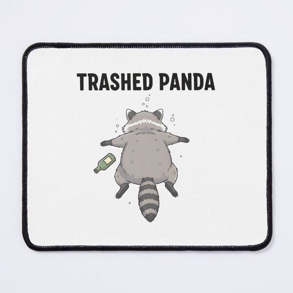 Item preview, Trashed Panda Funny Animal Party Animal Drinking Panda designed and sold by AurelieGerhold.