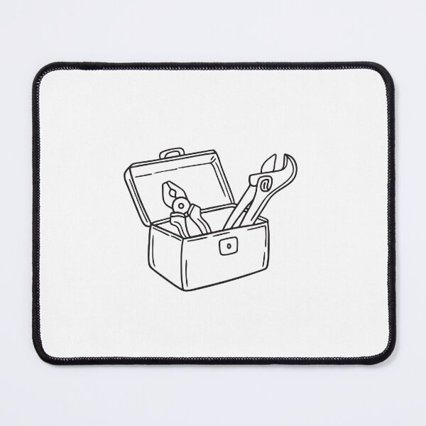 Item preview, A toolbox opened with a wrench and pliers inside designed and sold by rasagamastore.