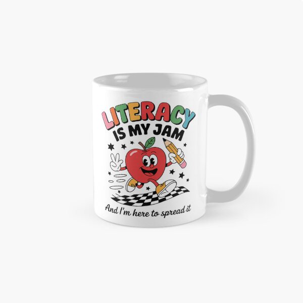 Item preview, Literacy Is My Jam Literacy Teacher Reading interventionist 5  designed and sold by NailMolisa.