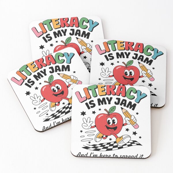 Item preview, Literacy Is My Jam Literacy Teacher Reading interventionist 5  designed and sold by NailMolisa.