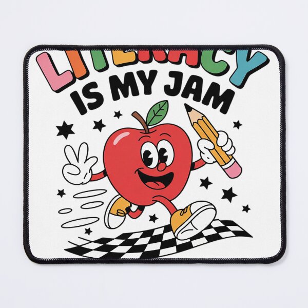 Item preview, Literacy Is My Jam Literacy Teacher Reading interventionist 5  designed and sold by NailMolisa.