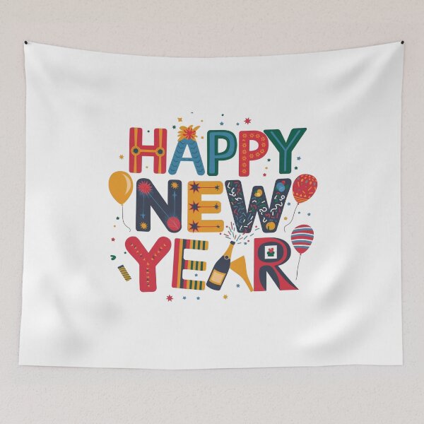 Item preview, Happy New Year 2026 – Festive Celebration Collection designed and sold by MAZDZINE.