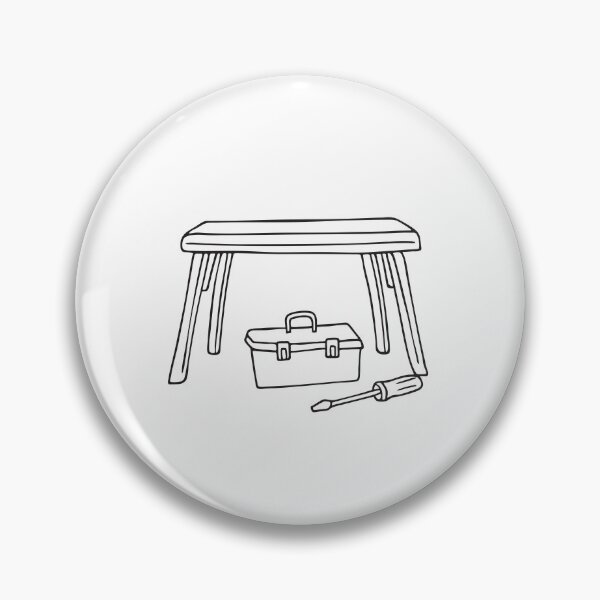 Item preview, A toolbox under a workbench beside a screwdriver designed and sold by rasagamastore.