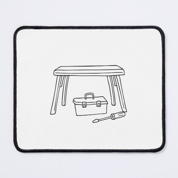 Item preview, A toolbox under a workbench beside a screwdriver designed and sold by rasagamastore.