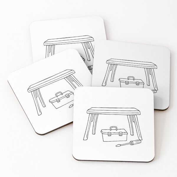 Item preview, A toolbox under a workbench beside a screwdriver designed and sold by rasagamastore.