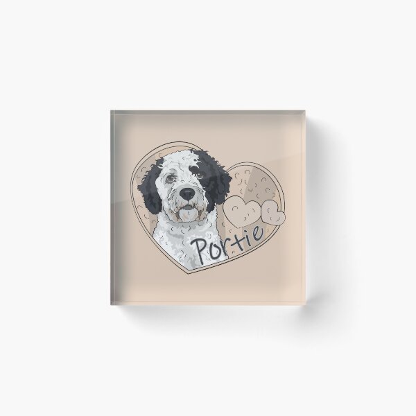 Item preview, Portuguese Water Dog - Portie Love designed and sold by k9printart.