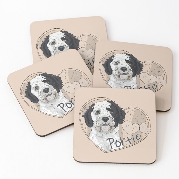 Item preview, Portuguese Water Dog - Portie Love designed and sold by k9printart.