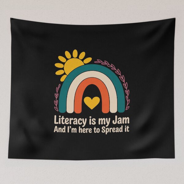 Item preview, Literacy Is My Jam Literacy Teacher Reading Interventionist  designed and sold by NailMolisa.