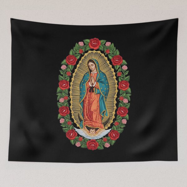 Item preview, Virgen de Guadalupe Virgin Mary Roses Catholic Guadalupe Religious Sublimation designed and sold by AurelieGerhold.