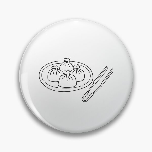 Item preview, A plate of cooked dumplings with tongs on the side designed and sold by rasagamastore.