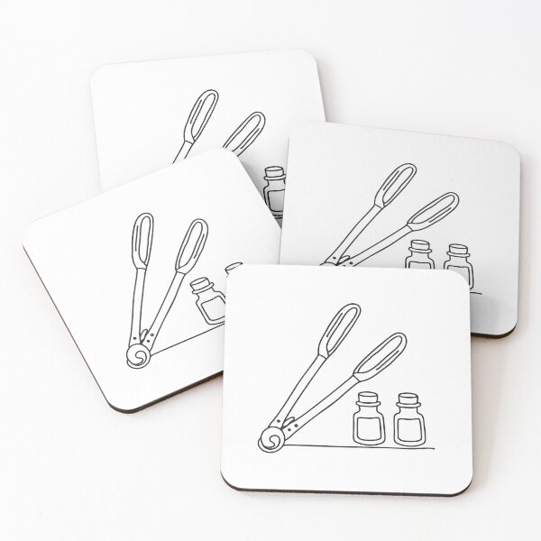 Item preview, Tongs beside a set of spices on the counter designed and sold by rasagamastore.