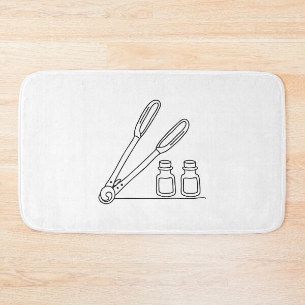 Item preview, Tongs beside a set of spices on the counter designed and sold by rasagamastore.