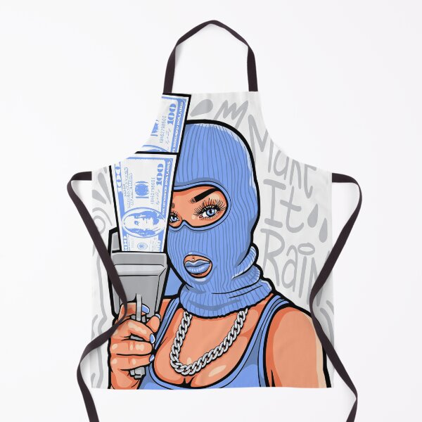 Item preview, Make It Rain Money Girl – Streetwear Aesthetic Masked Babe Design designed and sold by Rogue Heart Collective™.