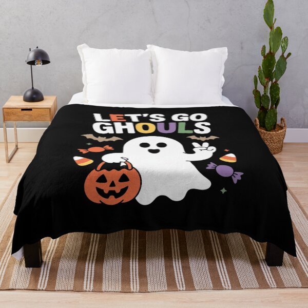 Item preview, Let's Go Ghouls Halloween Ghost Pumpkin Spooky Season designed and sold by TechnicalSara.