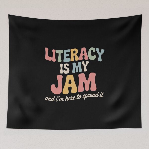 Item preview, Literacy Is My Jam Reading interventionist Literacy Teacher  designed and sold by NailMolisa.