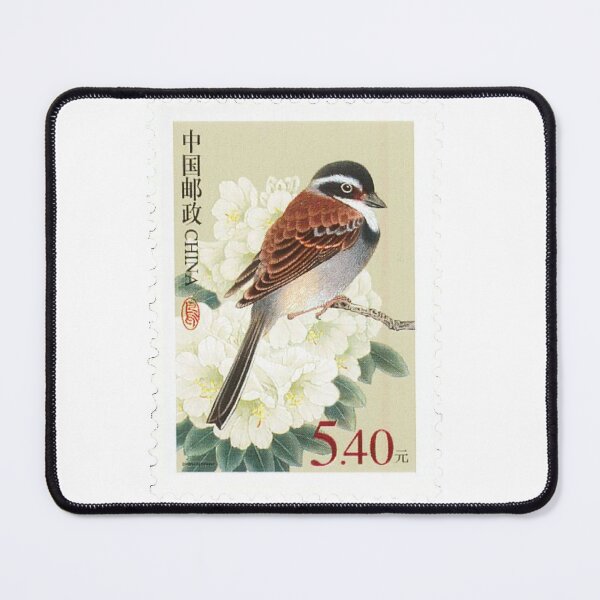 Item preview, Chinese Bird Flower Postage Vintage Stamp designed and sold by red-amber65.