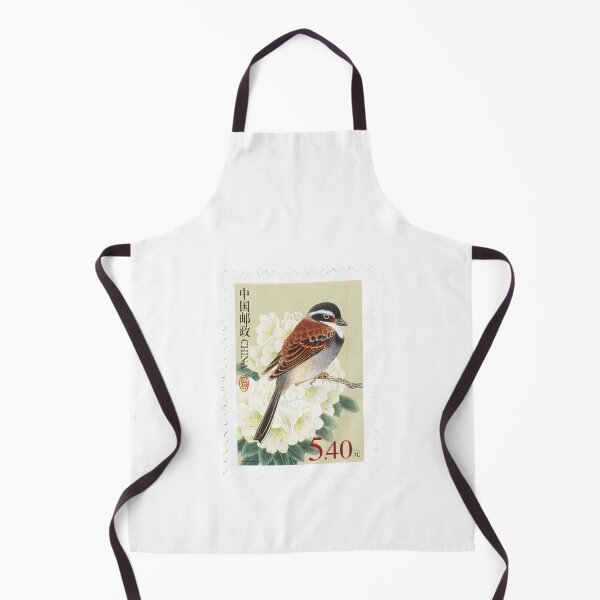 Item preview, Chinese Bird Flower Postage Vintage Stamp designed and sold by red-amber65.