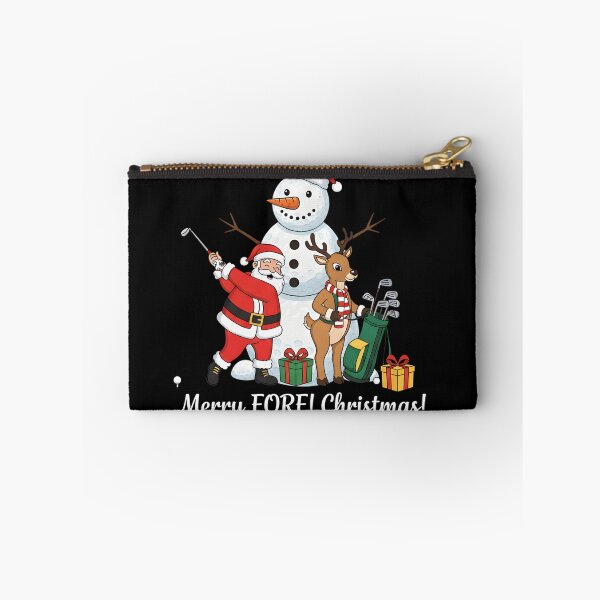 Item preview, Merry FORE! Christmas Santa Golf T-Shirt | Funny Golfer Gift & Reindeer Caddy Art designed and sold by Sitred123.