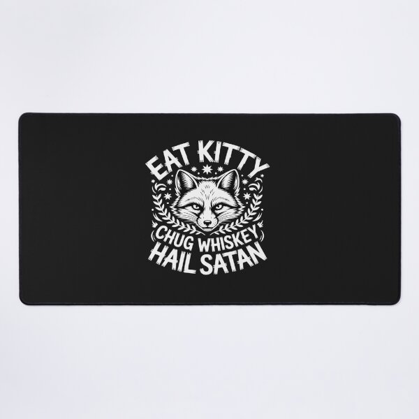 Item preview, Eat Pussy Chug Whiskey Hail Satan designed and sold by TAYLOROUSDALE.