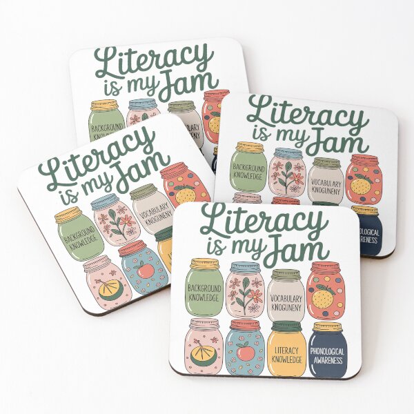 Item preview, Literacy is My Jam Literacy Teacher Reading Specialist  designed and sold by NailMolisa.