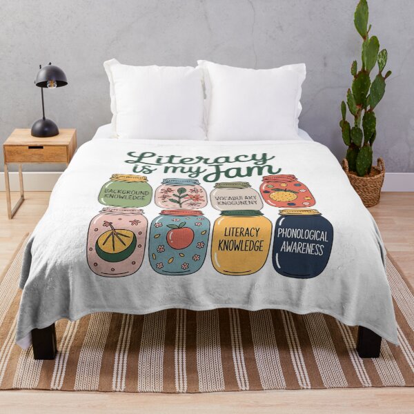 Item preview, Literacy is My Jam Literacy Teacher Reading Specialist designed and sold by NailMolisa.
