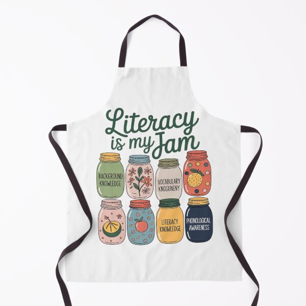 Item preview, Literacy is My Jam Literacy Teacher Reading Specialist designed and sold by NailMolisa.