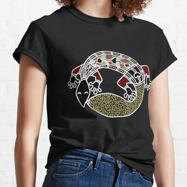 Authentic Aboriginal Art - The Gecko Classic T-Shirt