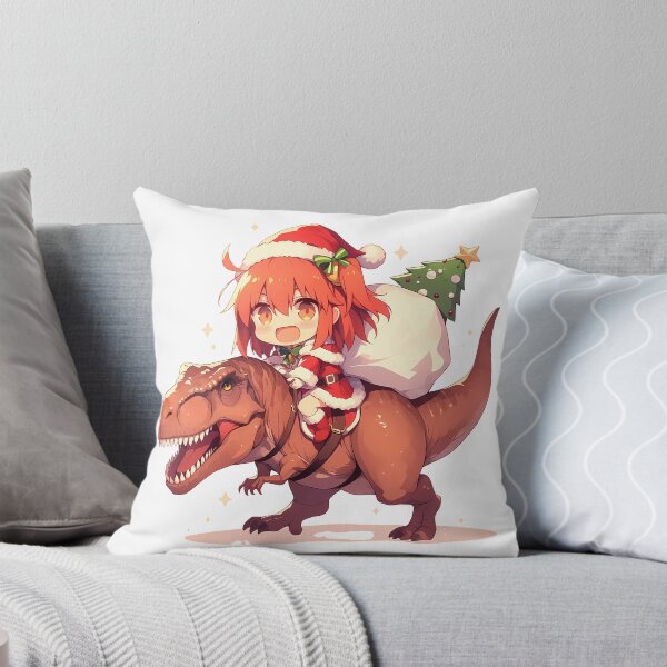 Item preview, Gudako Riding T-Rex Christmas Adventure Fate Grand Order Anime designed and sold by Raslbazola.