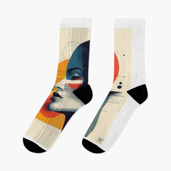 Item preview, Abstract Geometric Woman Portrait Pop Art Illustration designed and sold by Skill_&_Stone.