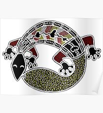 Aboriginal Art Authentic - The Gecko Poster