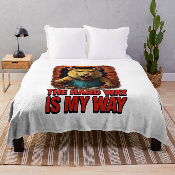 Item preview, Angry Hamster – The Hard Way Is My Way designed and sold by the-dovlat.
