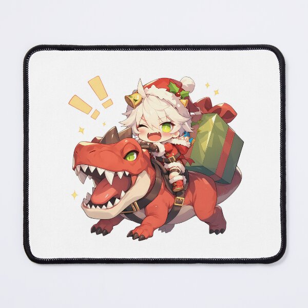Item preview, Game Bennett Joyful Dino Christmas Ride Genshin Impact Anime designed and sold by Raslbazola.