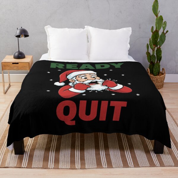 Item preview, Ready to Quit Funny Santa Christmas Design designed and sold by graphicnew.