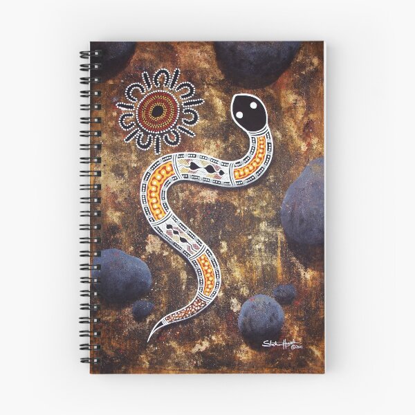 Item preview, Authentic Aboriginal Art - The Snake designed and sold by HogarthArts.