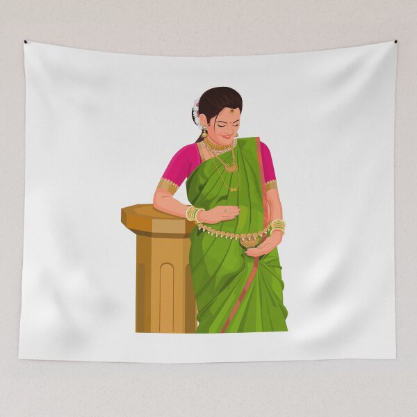 Item preview, Beautiful Indian pregnant woman designed and sold by niStock.