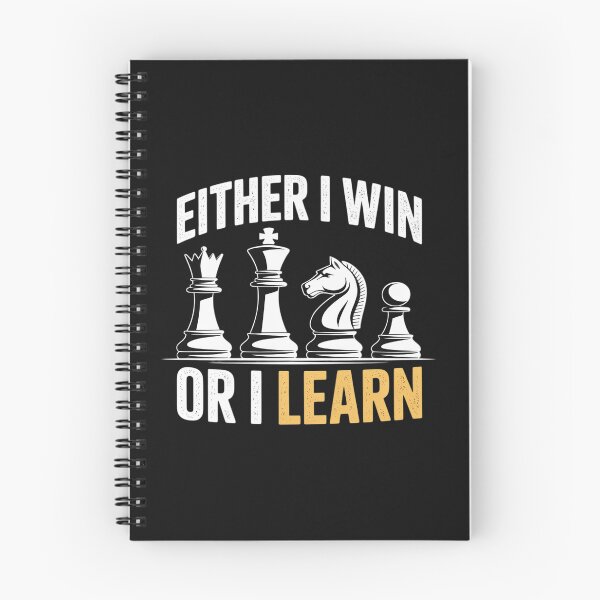 Item preview, Either I Win Or I Learn Chess King Queen Bishop Knight Pawn designed and sold by TAYLOROUSDALE.