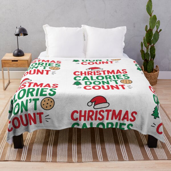 Item preview, Christmas Calories Don’t Count Retro Typography designed and sold by mbmstores.