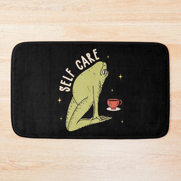 Item preview, Self Care Frog Yoga Tea Lover Cottagecore Kawaii designed and sold by CeciliaMay1.
